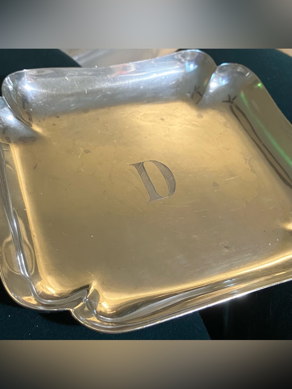 Tiffany & Co. Sterling Silver Square Dish